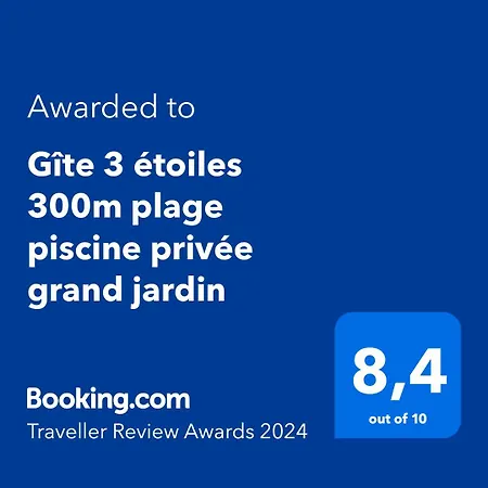 3 étoiles 300m Piscine Privée Grand Jardin Châtelaillon-Plage